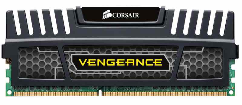 Corsair Memoria Ddr3 8gb Pc 1600 Vengeance Black Heatspreader Cmz8gx3m1a1600c10